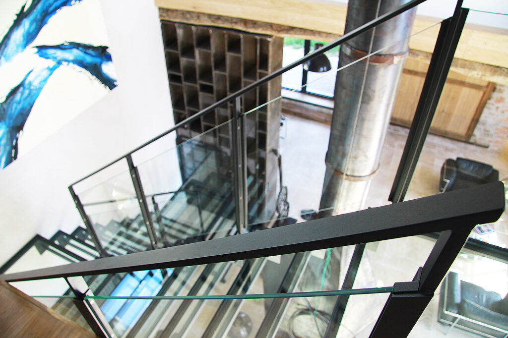 Escalier acier pour la métallerie Boudier à Chenôve